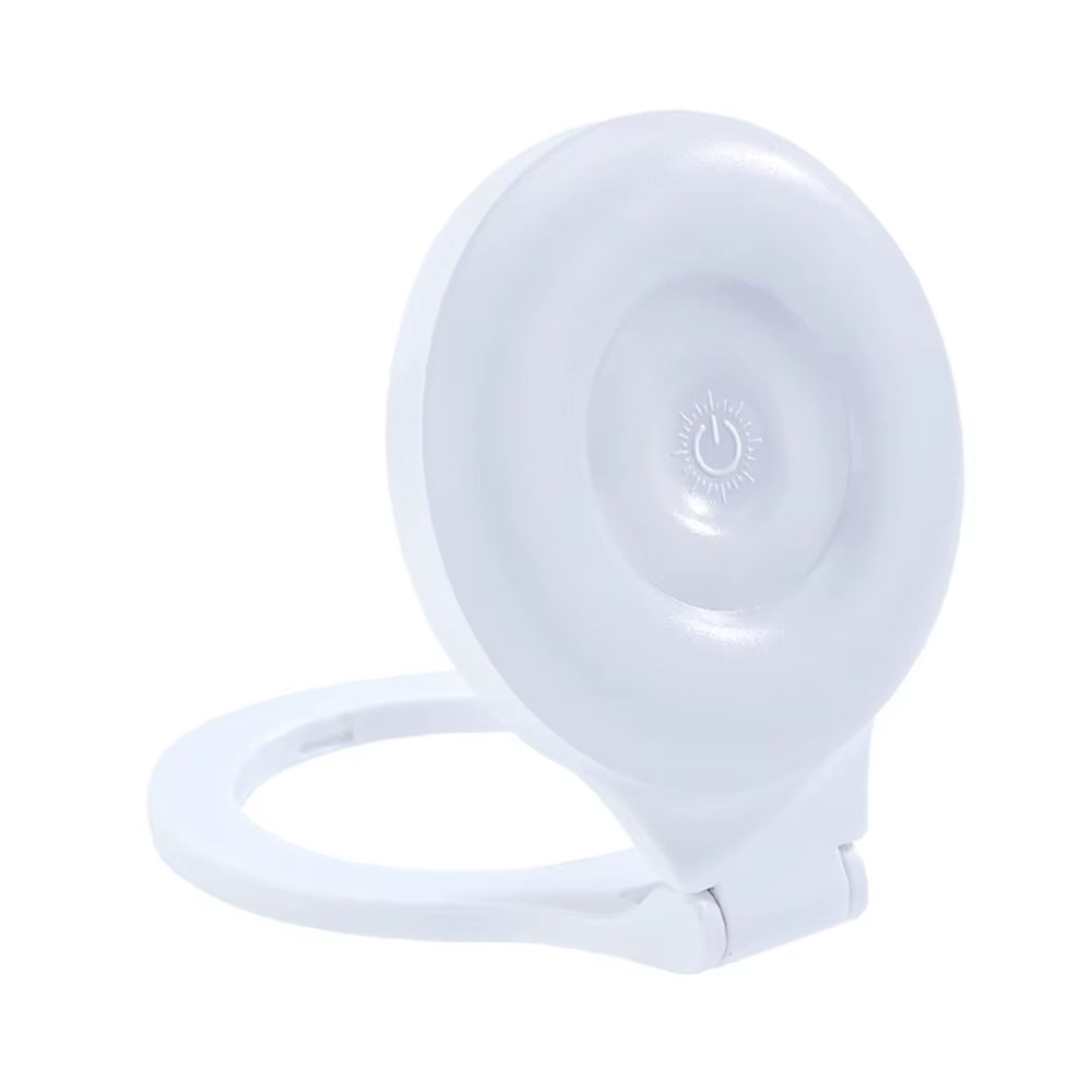 Adjustable Magnetic Phone Fill Light 3 Colors Soft Light Selfie Ring Lamp Clip-On LED Light for Vlog Makeup Live Streaming