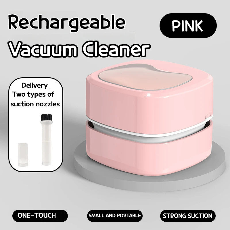 Wireless Desktop Mini Vacuum Cleaner - Handheld Keyboard & Ash Cleaner with Cross-Border Design for Home & Office Use