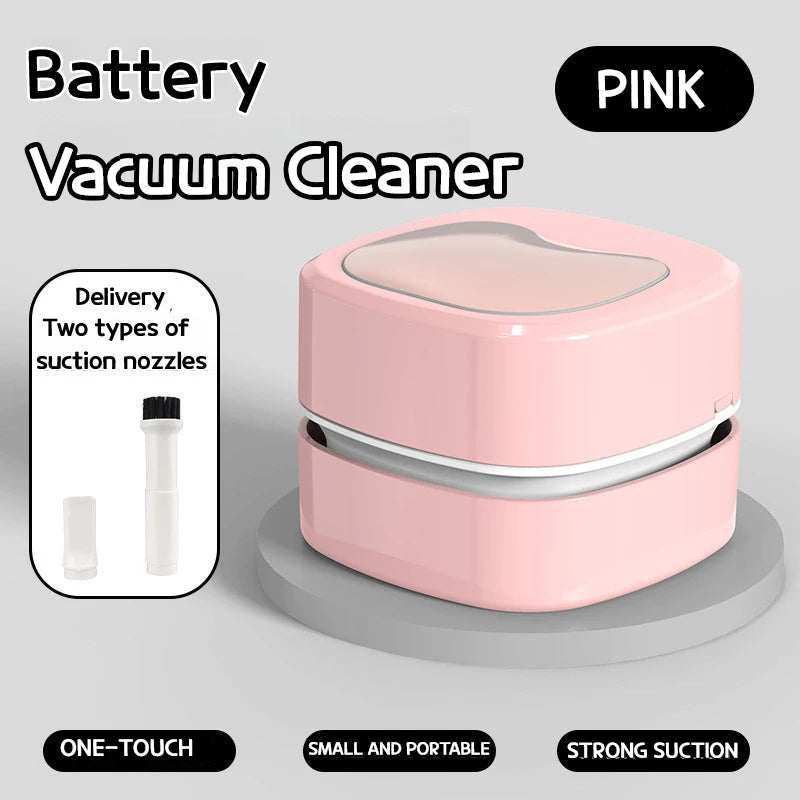 Wireless Desktop Mini Vacuum Cleaner - Handheld Keyboard & Ash Cleaner with Cross-Border Design for Home & Office Use