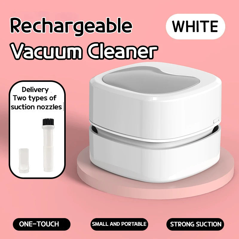 Wireless Desktop Mini Vacuum Cleaner - Handheld Keyboard & Ash Cleaner with Cross-Border Design for Home & Office Use