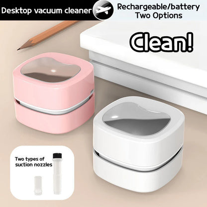 Wireless Desktop Mini Vacuum Cleaner - Handheld Keyboard & Ash Cleaner with Cross-Border Design for Home & Office Use