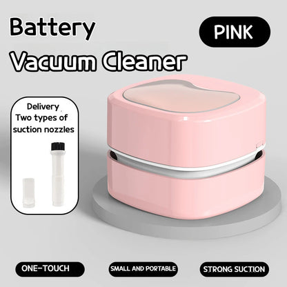 Wireless Desktop Mini Vacuum Cleaner - Handheld Keyboard & Ash Cleaner with Cross-Border Design for Home & Office Use